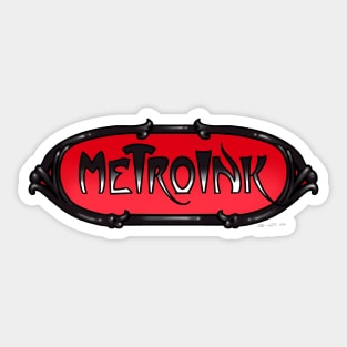 MetroInk nouveau logo Sticker